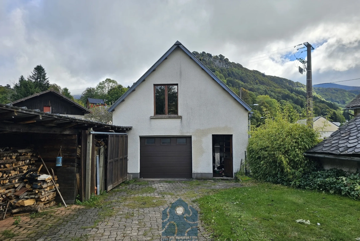 Maison 124 m² avec jardin et hangar près du Mont-Dore 