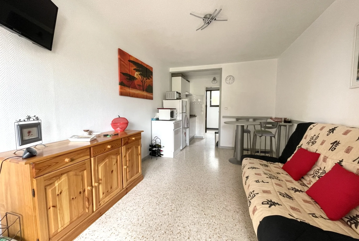 Studio rénové avec terrasse proche de la plage au Cap d’Agde 