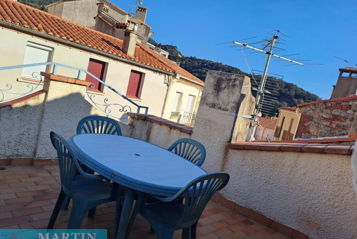 Appartement F2 avec Terrasse à Amélie-les-Bains - Investissement ou Résidence Secondaire 