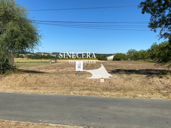 Superbe terrain constructible à Verteillac avec vue sur la campagne