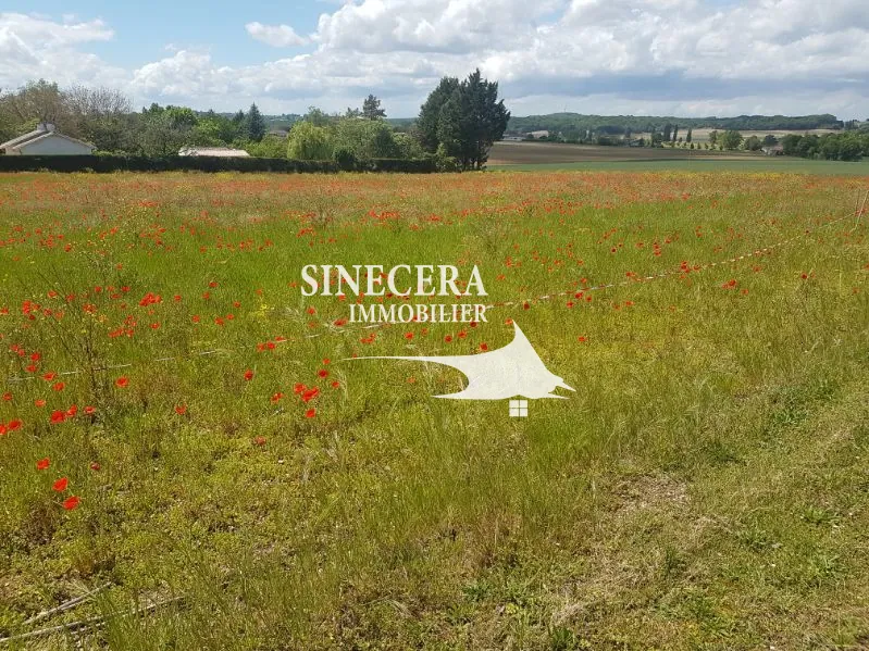 Superbe terrain constructible à Verteillac avec vue sur la campagne 