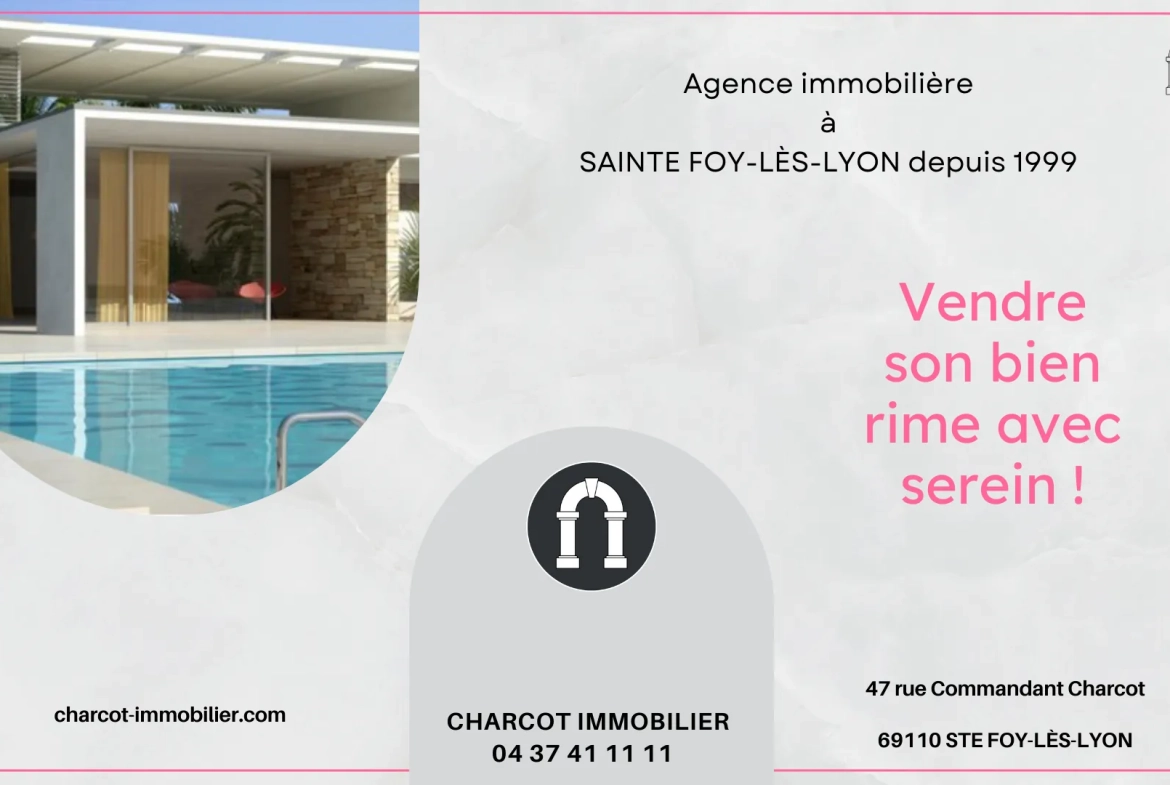 Appartement 2 pièces avec parking à Ste Foy-Lès-Lyon – Résidence récente 