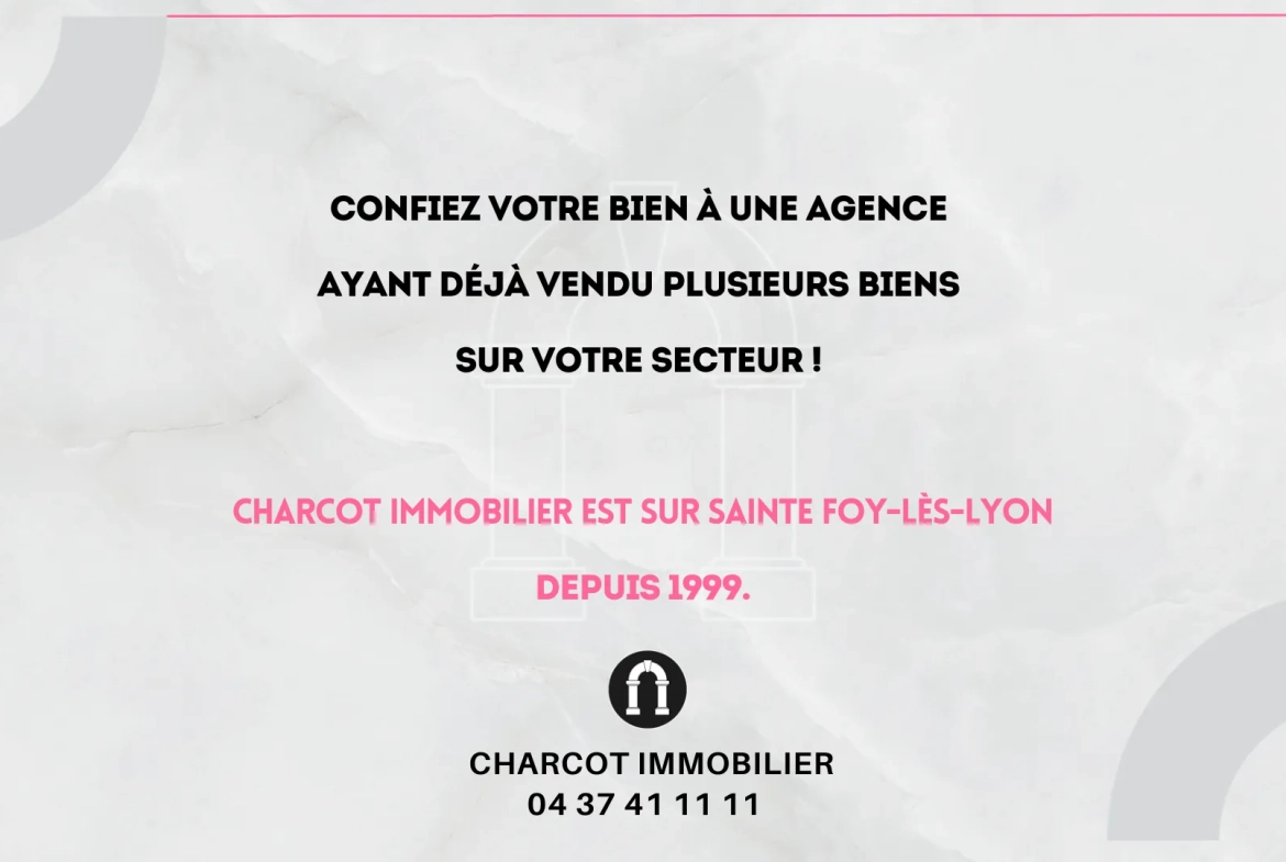 Appartement 2 pièces avec parking à Ste Foy-Lès-Lyon – Résidence récente 