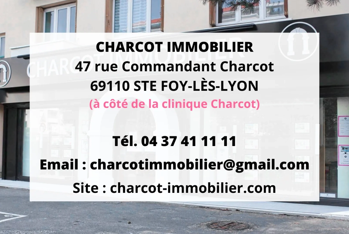Appartement 2 pièces avec parking à Ste Foy-Lès-Lyon – Résidence récente 