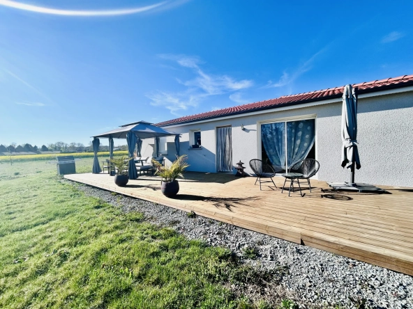 Maison neuve de plain-pied à Maringues avec terrasse et autonomie énergétique