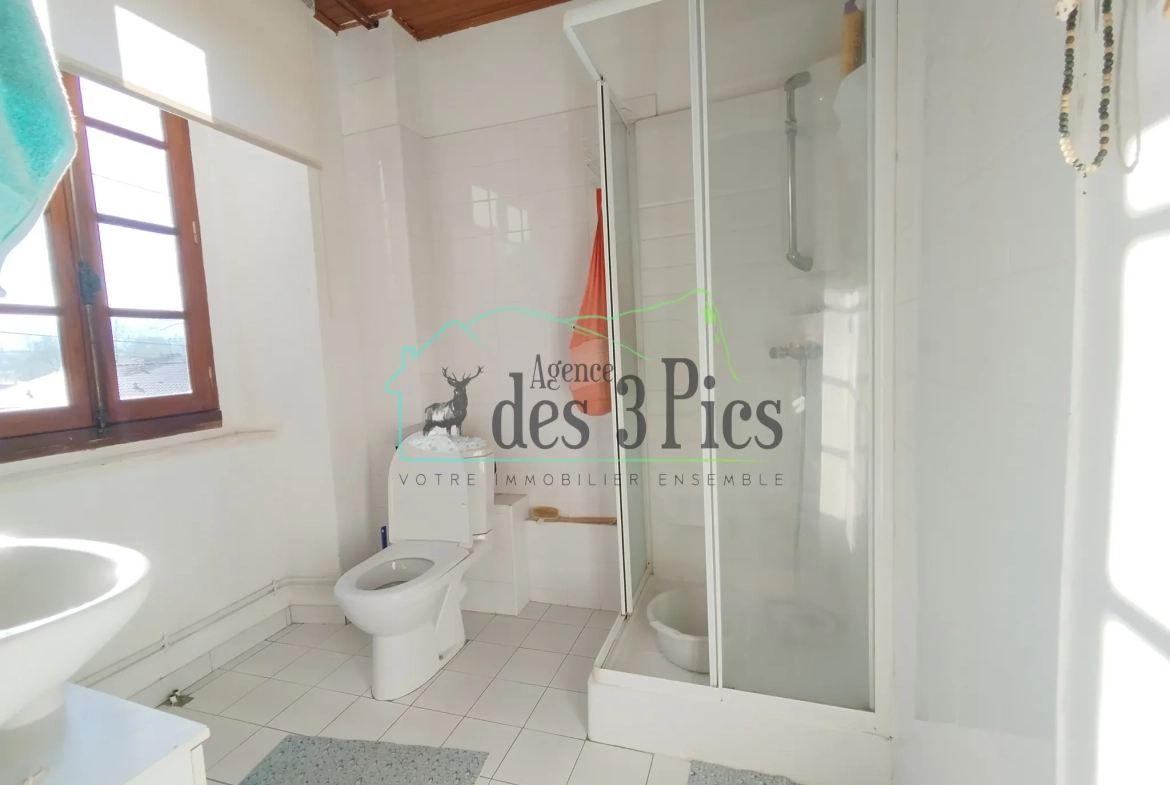Maison indépendante avec grand terrain de 5500 m² à Lescure, vue Pyrénées 