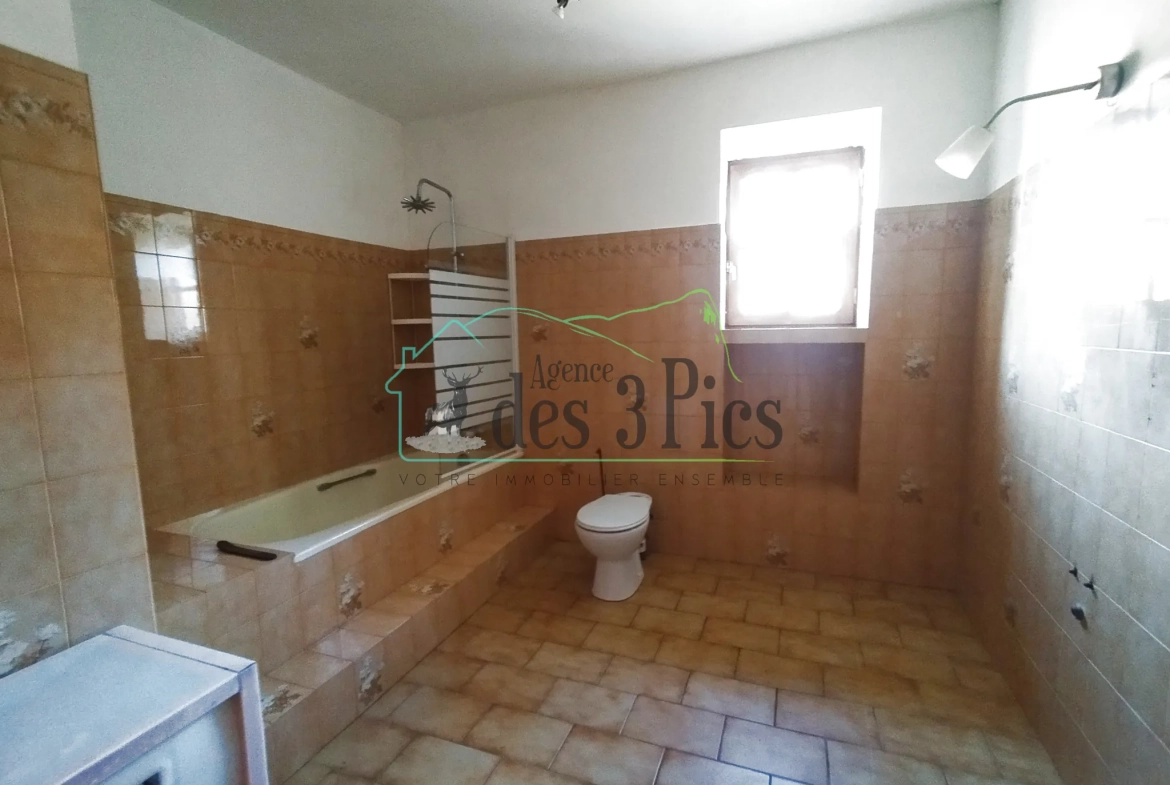Maison indépendante avec grand terrain de 5500 m² à Lescure, vue Pyrénées 