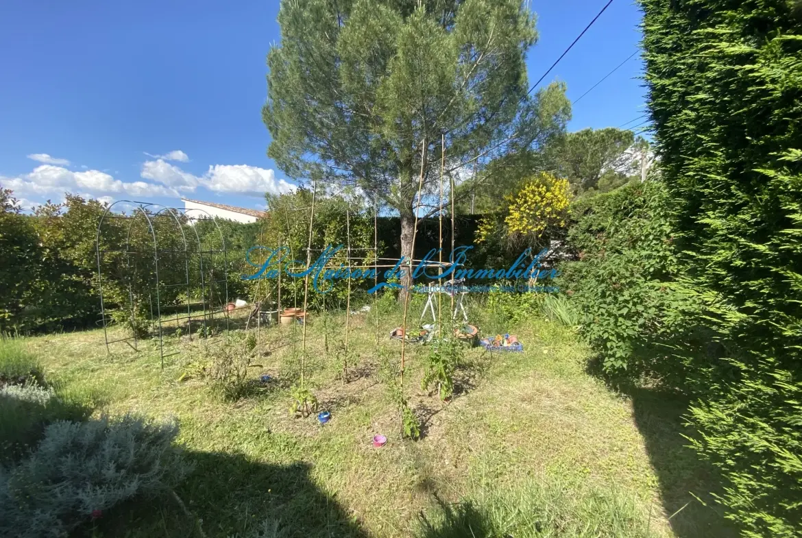 Maison de plain-pied avec piscine à Ledignan – Calme et proximité des grands axes 