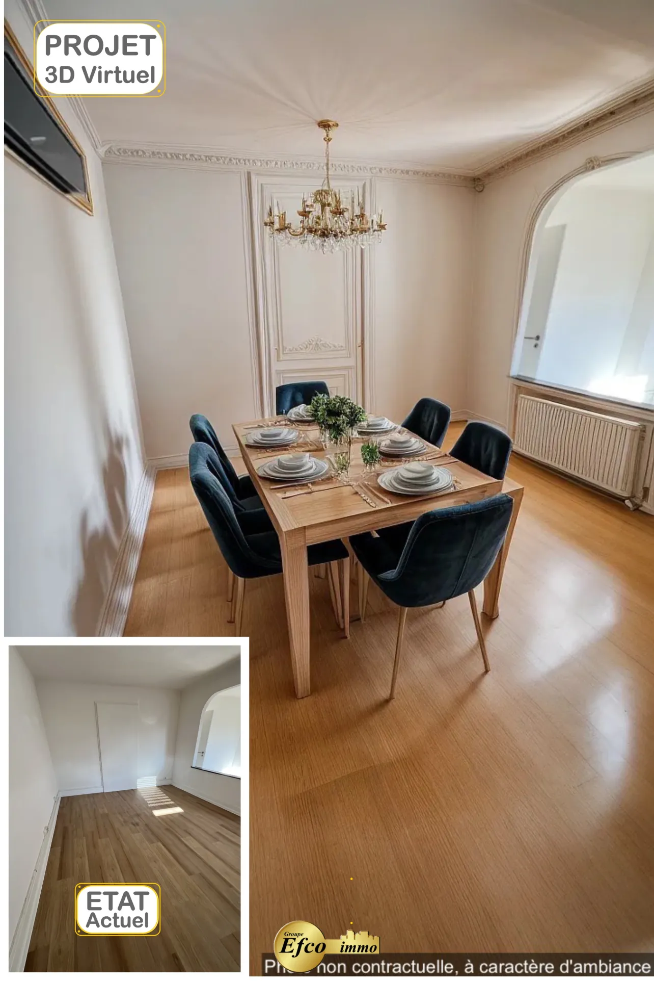Spacieux appartement de 93 m² avec combles isolés à Saint-Louis proche Bâle 