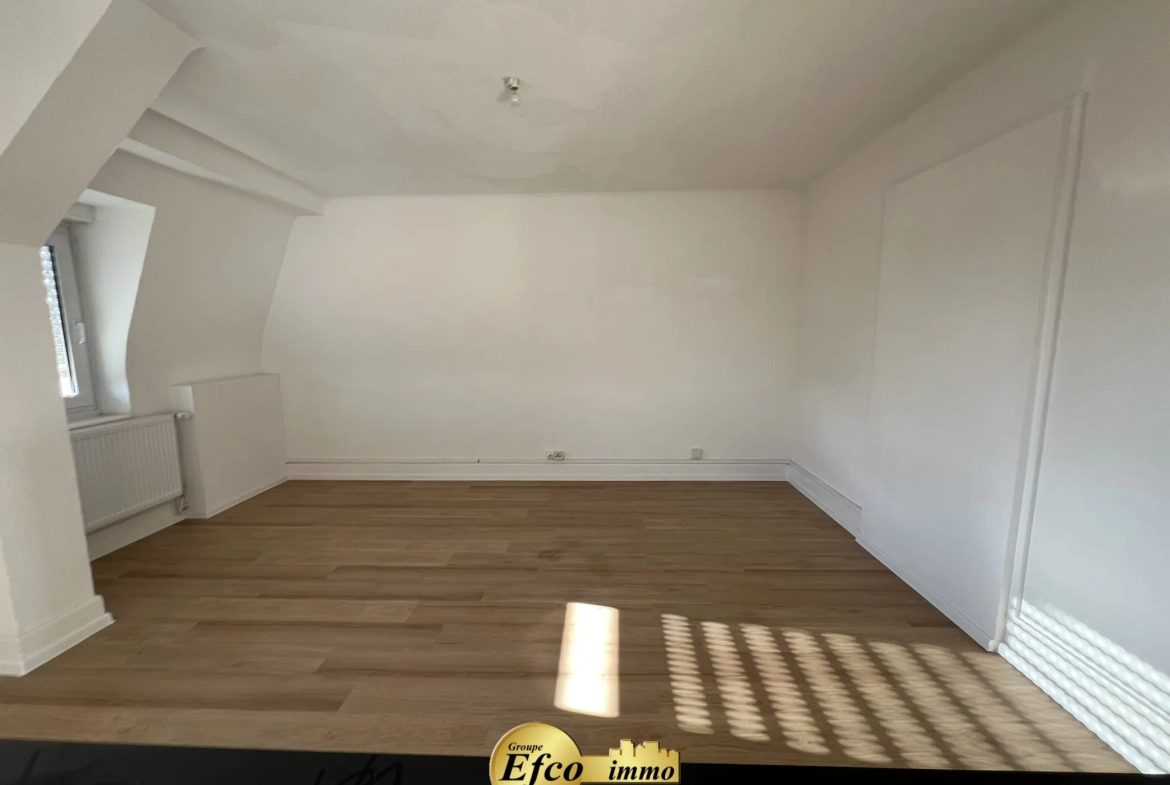 Spacieux appartement de 93 m² avec combles isolés à Saint-Louis proche Bâle 