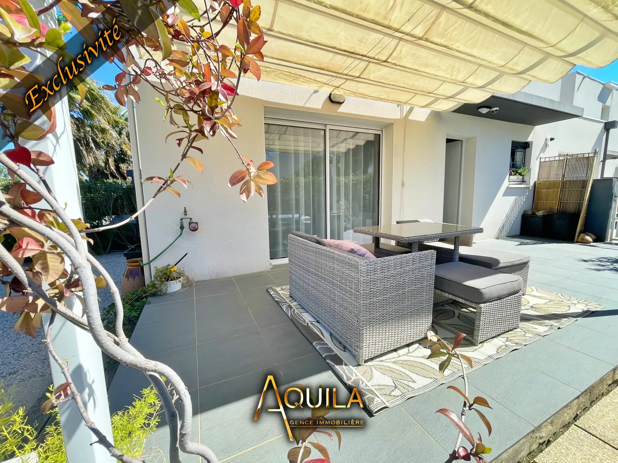 Maison moderne de 89m² avec terrasse et garage à Béziers, quartier calme 