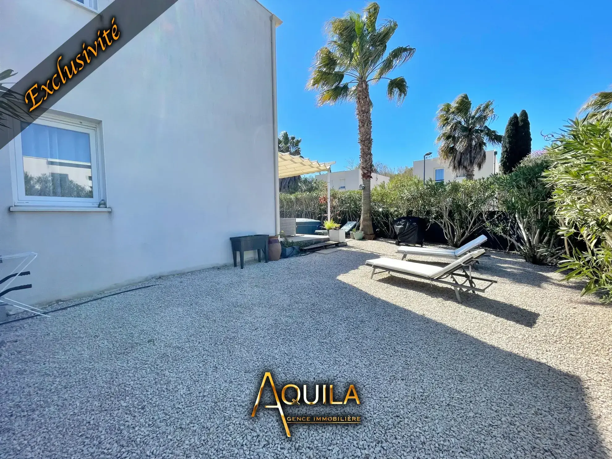Maison moderne de 89m² avec terrasse et garage à Béziers, quartier calme 
