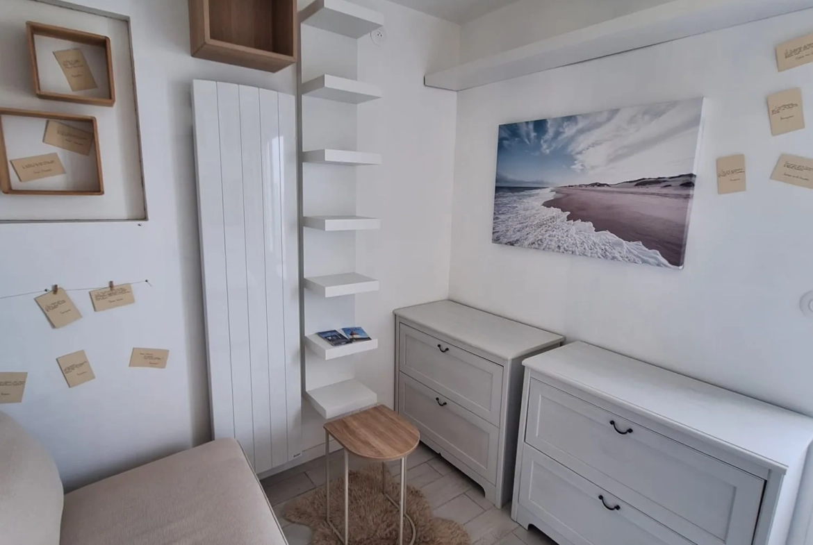 Studio face mer avec balcon à Ault – Vue imprenable sur la plage d'Onival 