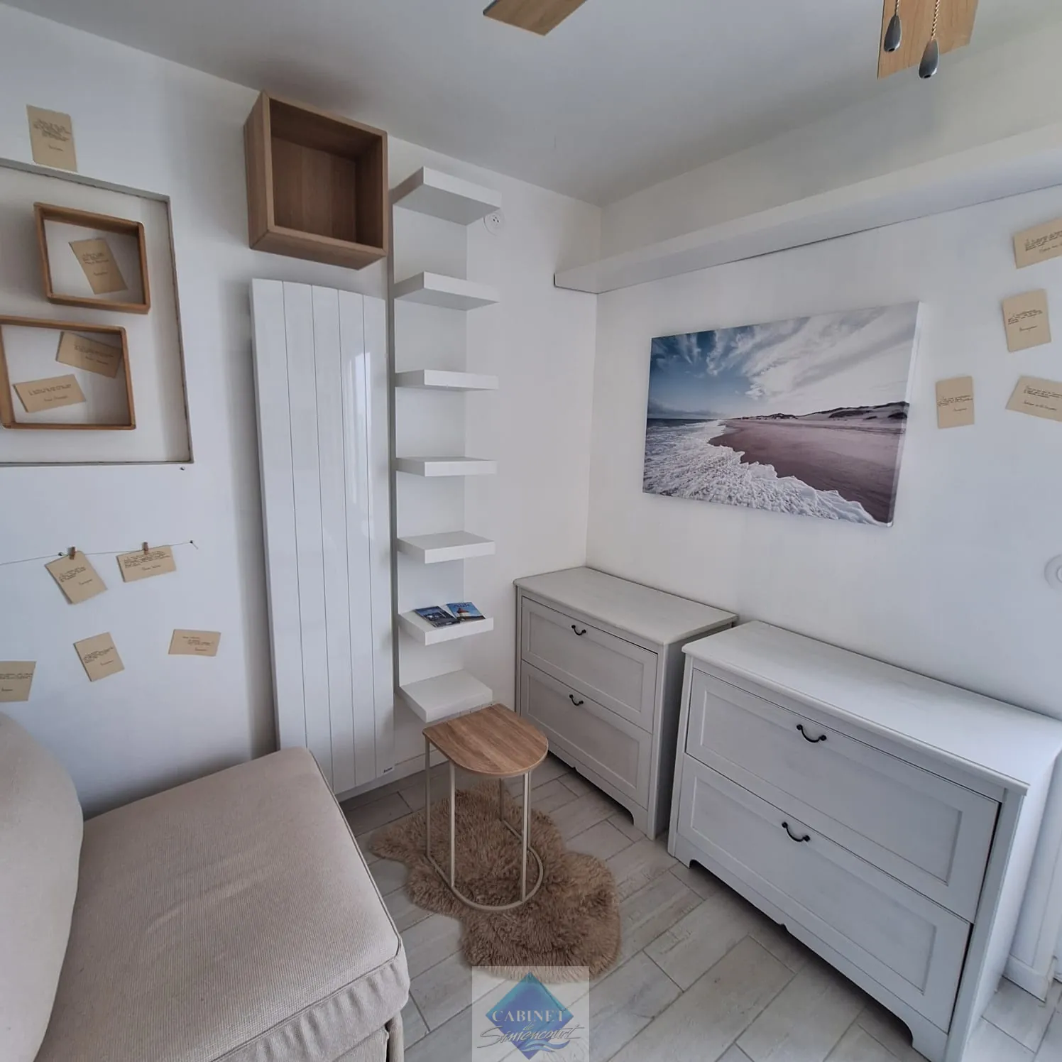 Studio face mer avec balcon à Ault – Vue imprenable sur la plage d'Onival 