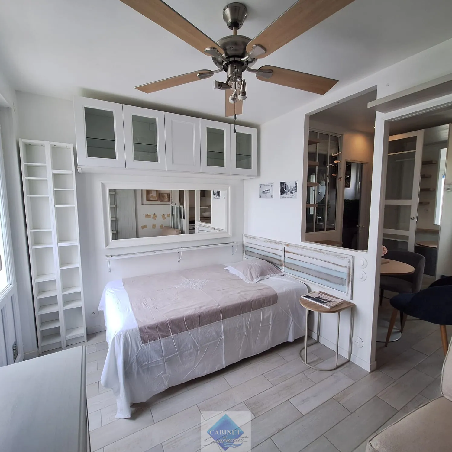 Studio face mer avec balcon à Ault – Vue imprenable sur la plage d'Onival 