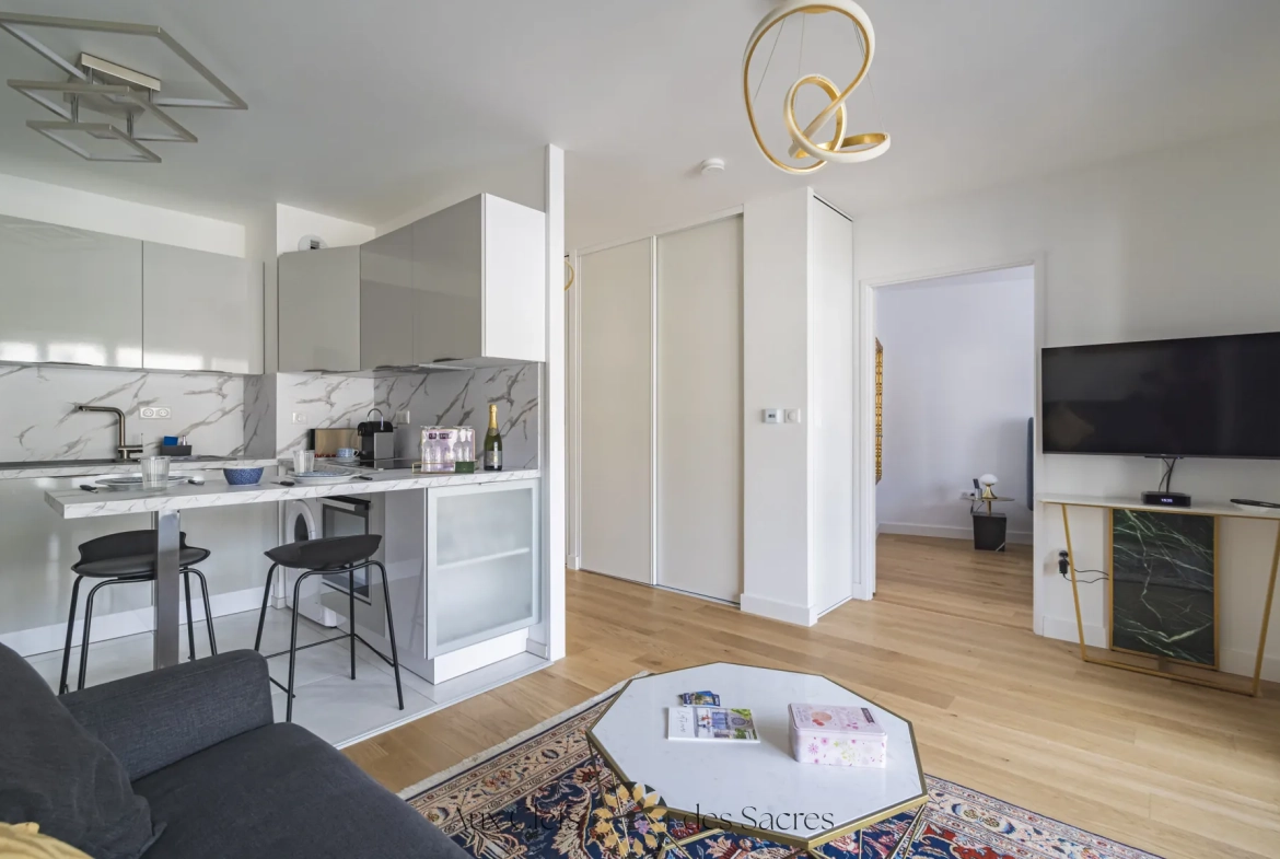 Appartement T2 rénové en plein centre de Reims avec vue panoramique 