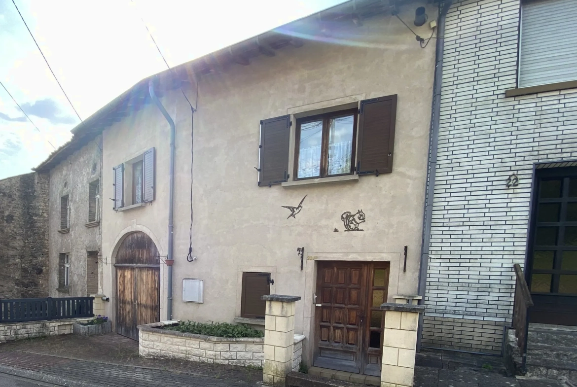 Maison F5 à Rémering avec garage et jardin - Construction 1857 