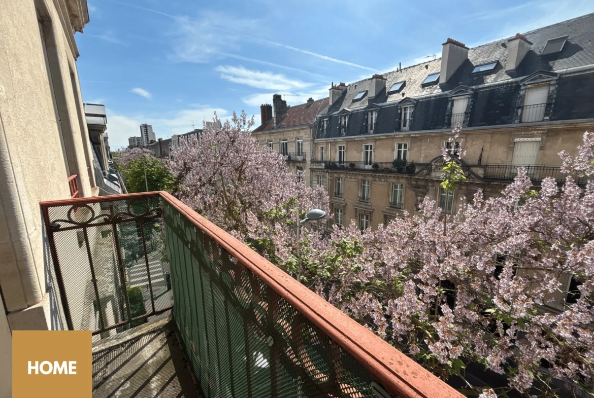 Bel appartement 3 chambres de 83m² à Nancy Quartier Foch / Commanderie 
