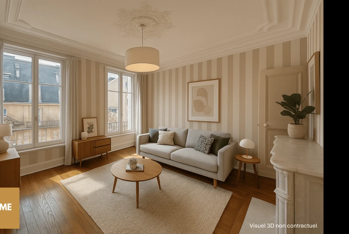 Bel appartement 3 chambres de 83m² à Nancy Quartier Foch / Commanderie 