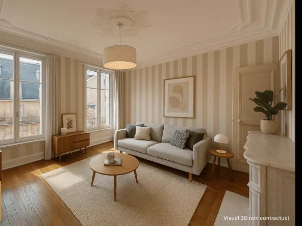 Bel appartement 3 chambres de 83m² à Nancy Quartier Foch / Commanderie