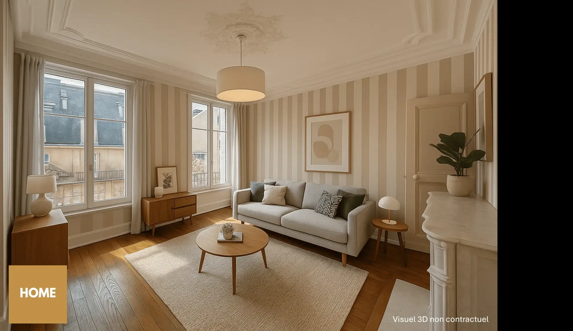 Bel appartement 3 chambres de 83m² à Nancy Quartier Foch / Commanderie 