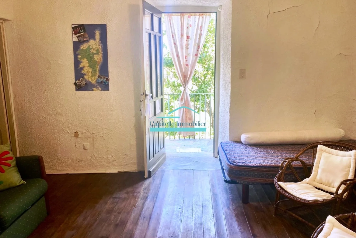 Appartement T3 avec vue panoramique mer et montagne à Saint André de Cotone 