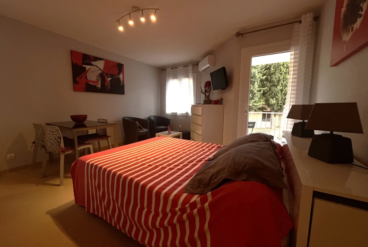 Studio lumineux avec terrasse et parking à Amélie-les-Bains 