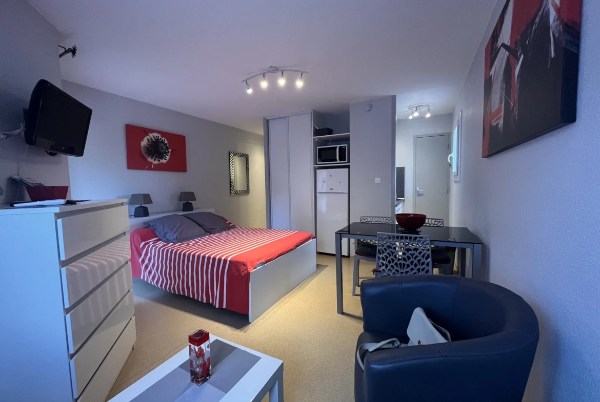 Studio lumineux avec terrasse et parking à Amélie-les-Bains 