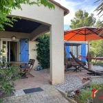 À vendre maison 4 faces en plain-pied à Tuchan avec piscine et terrasses