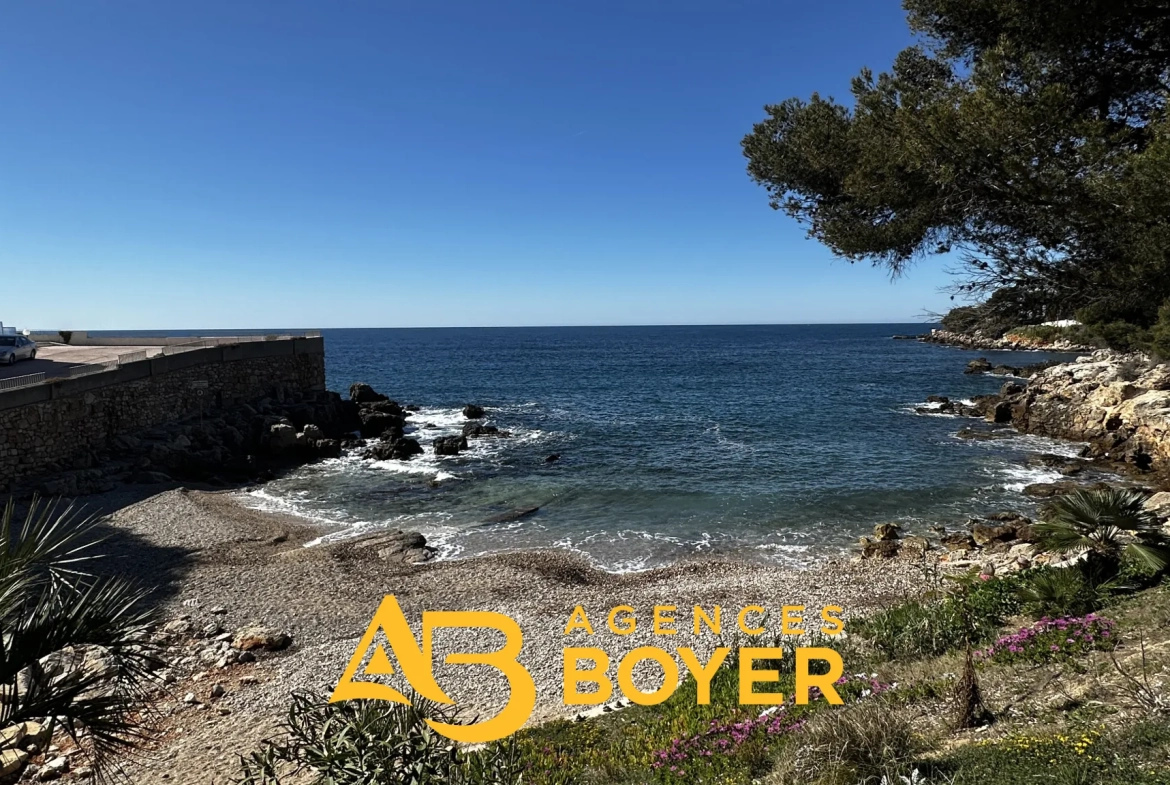 Appartement type studio avec coin cabine à Bandol secteur Pierreplane Sud 