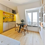 Studio lumineux rénové avec vue dégagée, ascenseur et emplacement privilégié à Paris 11e