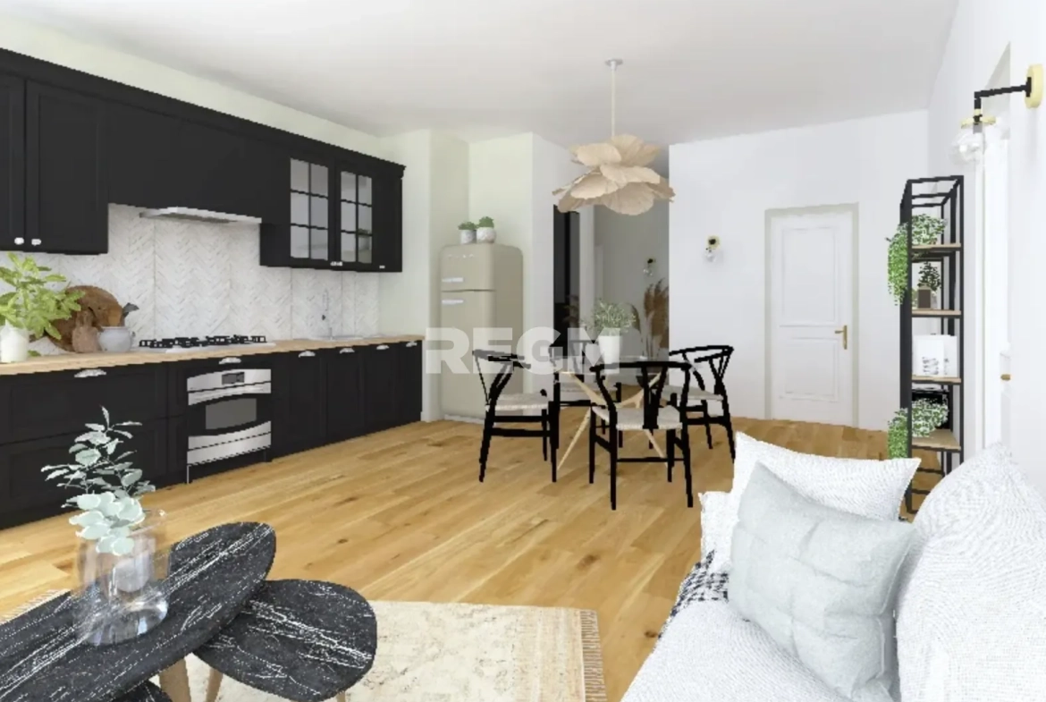 Appartement T4 de 88m² avec jardin et parking à Cavignac 