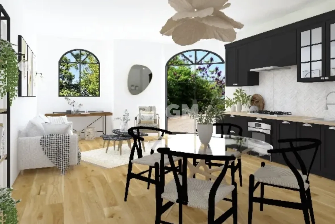 Appartement T4 de 88m² avec jardin et parking à Cavignac 