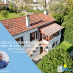 Maison à vendre avec sous-sol et jardin à Saint-Romain-en-Gal
