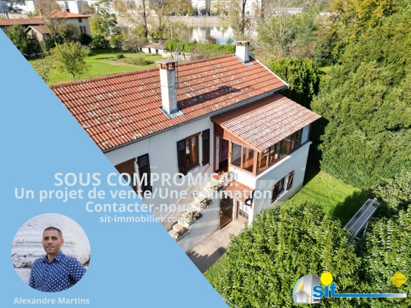 Maison à vendre avec sous-sol et jardin à Saint-Romain-en-Gal