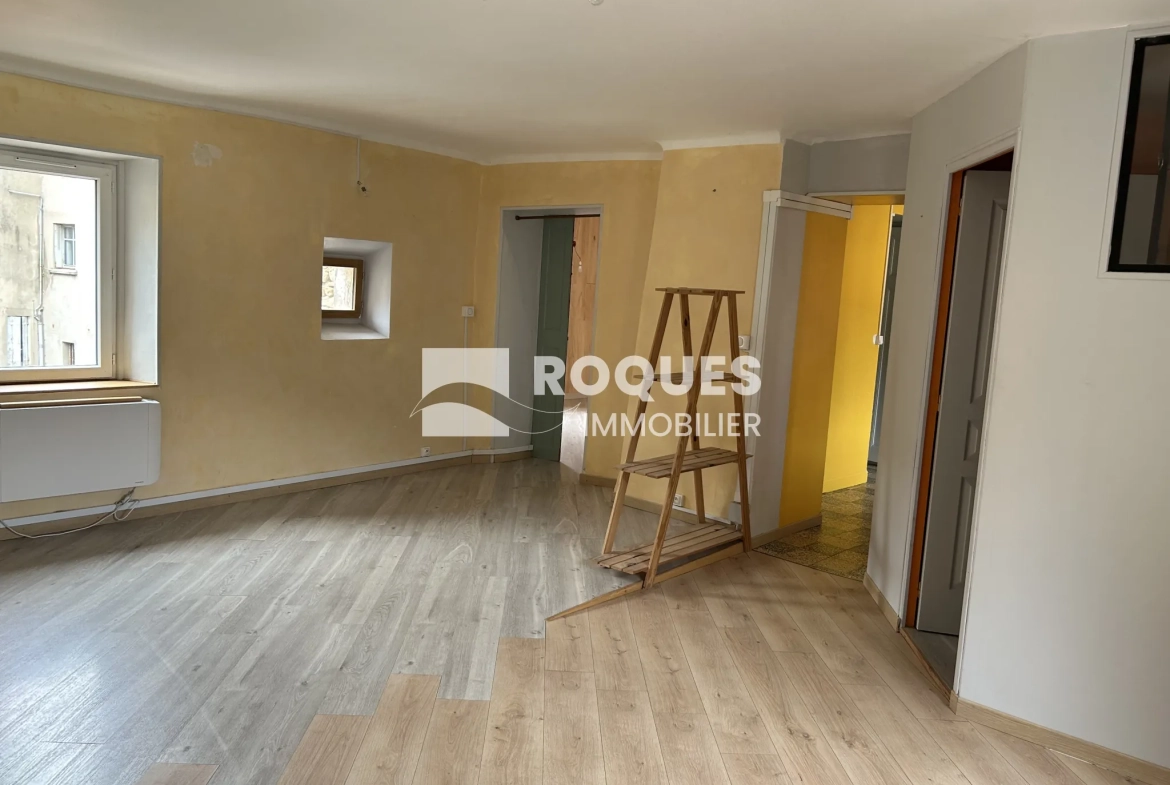 Appartement F2 de 58 m² à Lodève avec terrasse et cave - Idéal résident ou investisseur 