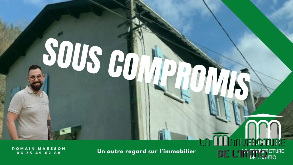 Maison individuelle 115m² avec 4 chambres, garage et terrain à Le Chambon-Feugerolles