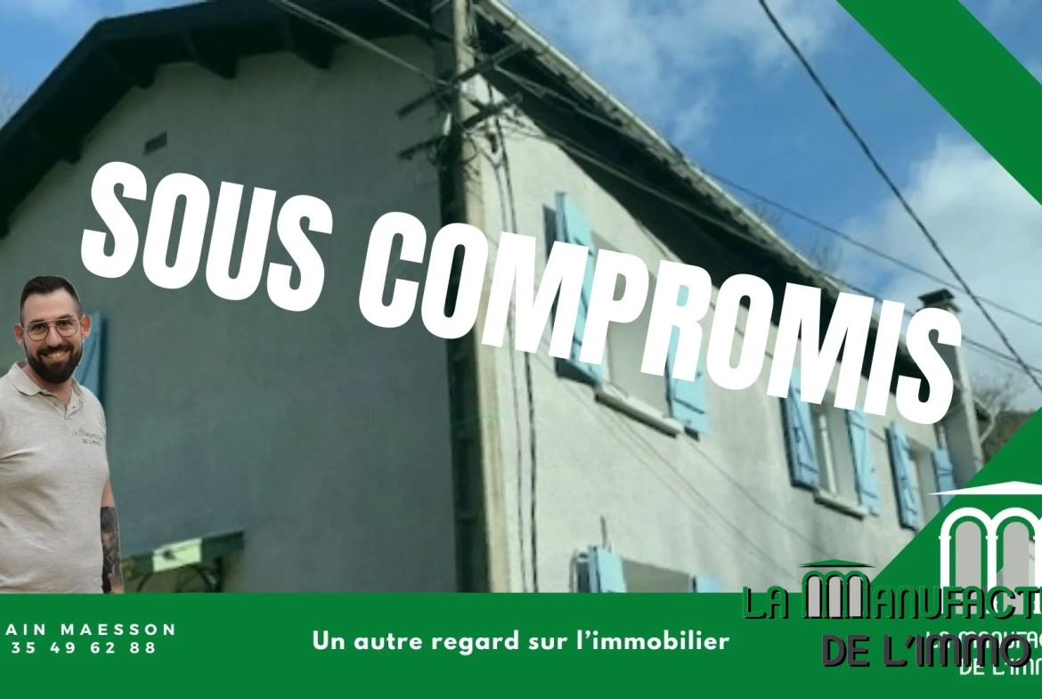 Maison individuelle 115m² avec 4 chambres, garage et terrain à Le Chambon-Feugerolles 