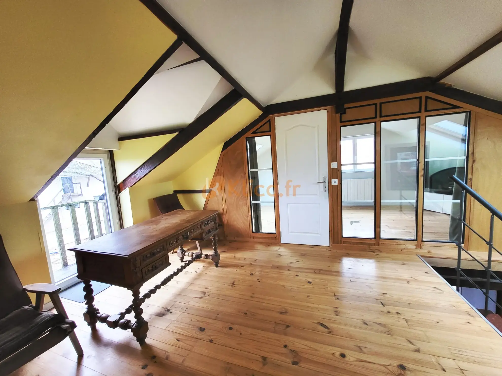 Maison en ossature bois à vendre proche d'Arques-la-Bataille et Dieppe, rénovée, grand jardin 
