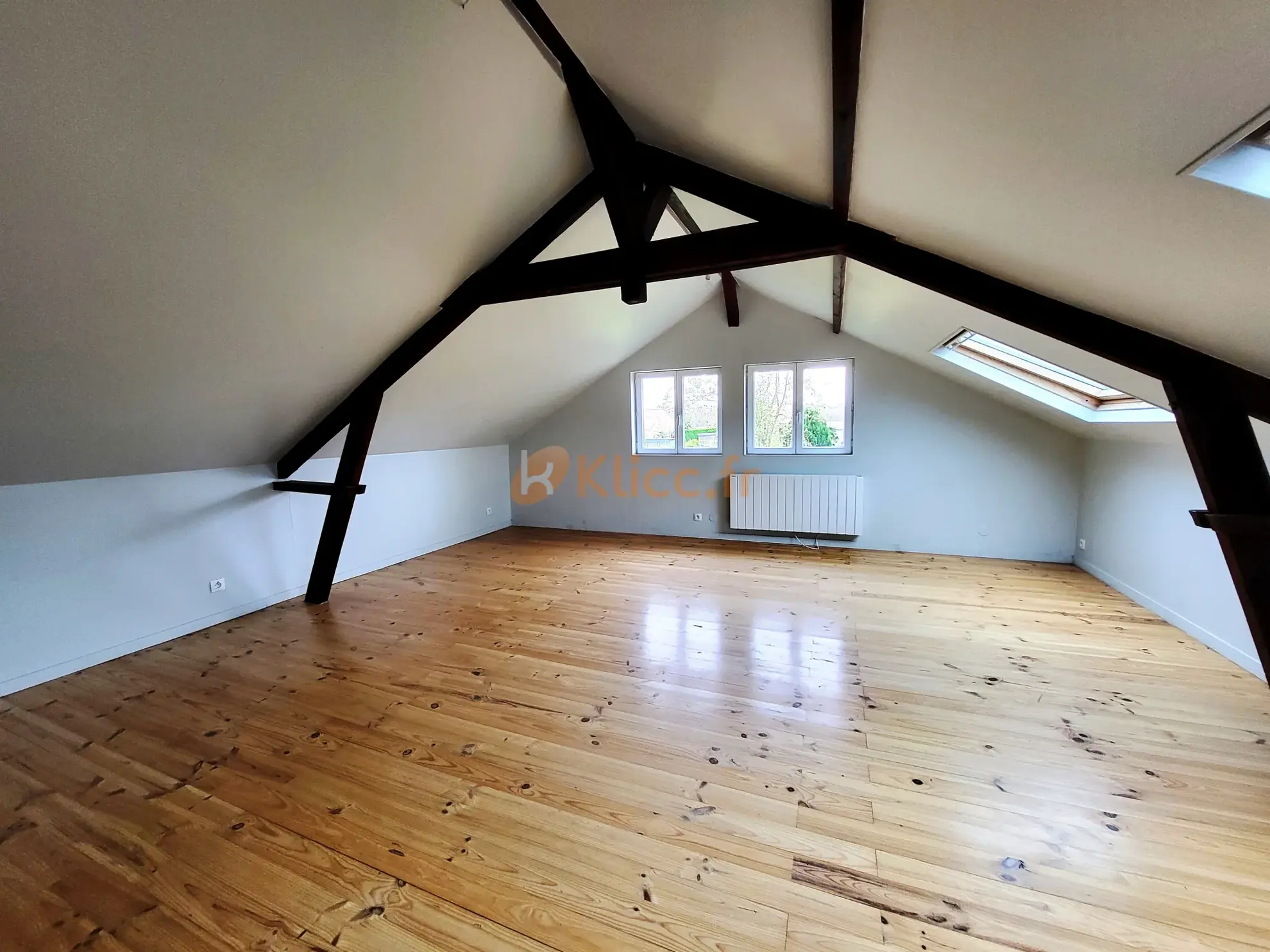 Maison en ossature bois à vendre proche d'Arques-la-Bataille et Dieppe, rénovée, grand jardin 