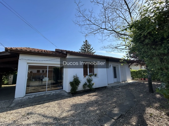 Maison lumineuse à vendre à Marmande avec jardin, 2 chambres et bureau
