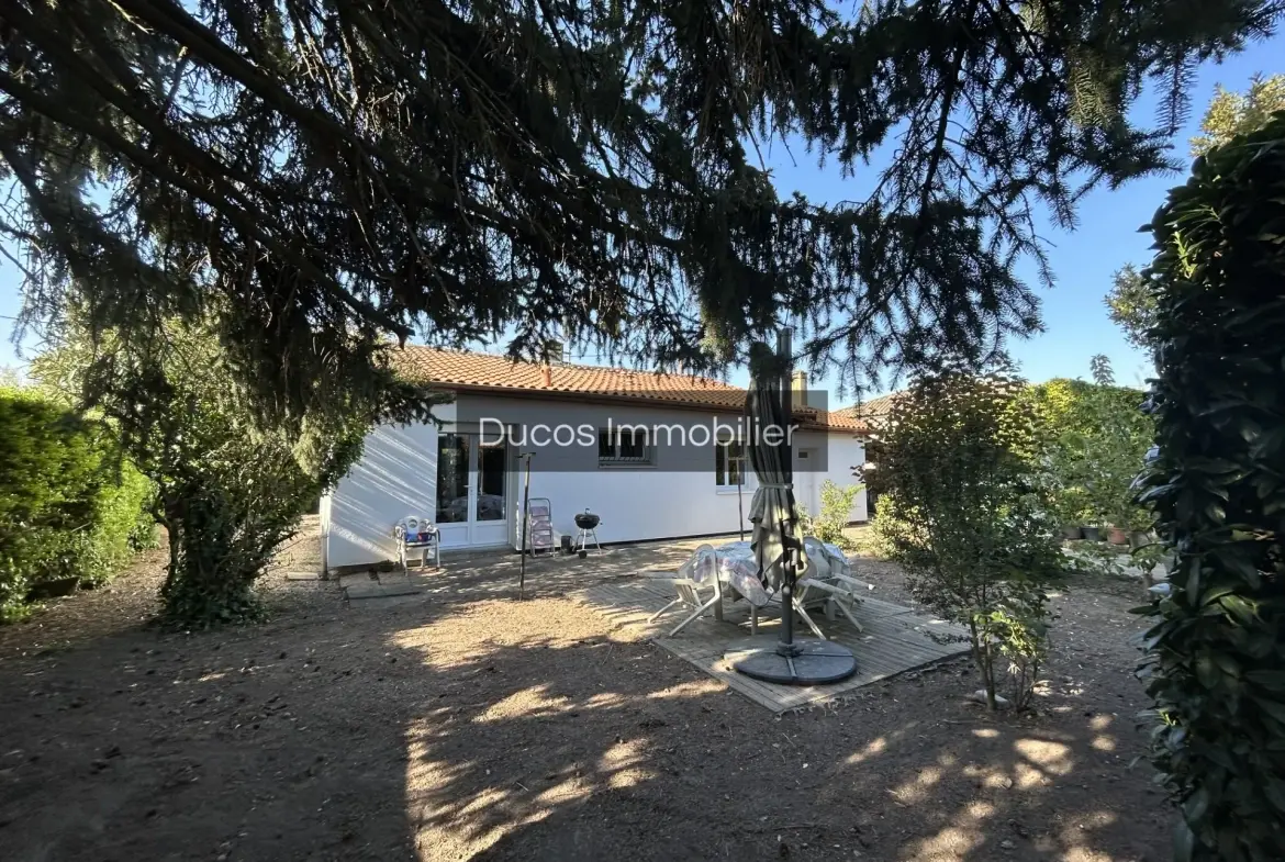 Maison lumineuse à vendre à Marmande avec jardin, 2 chambres et bureau 