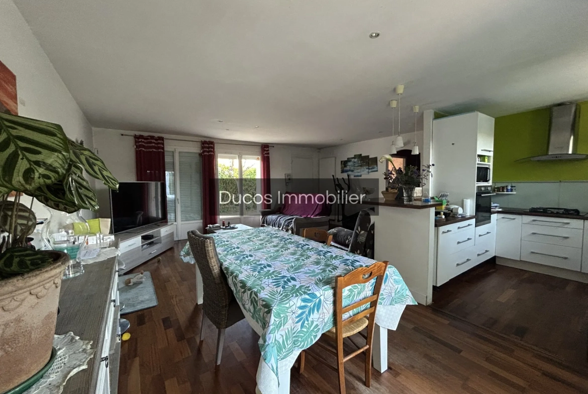 Maison lumineuse à vendre à Marmande avec jardin, 2 chambres et bureau 