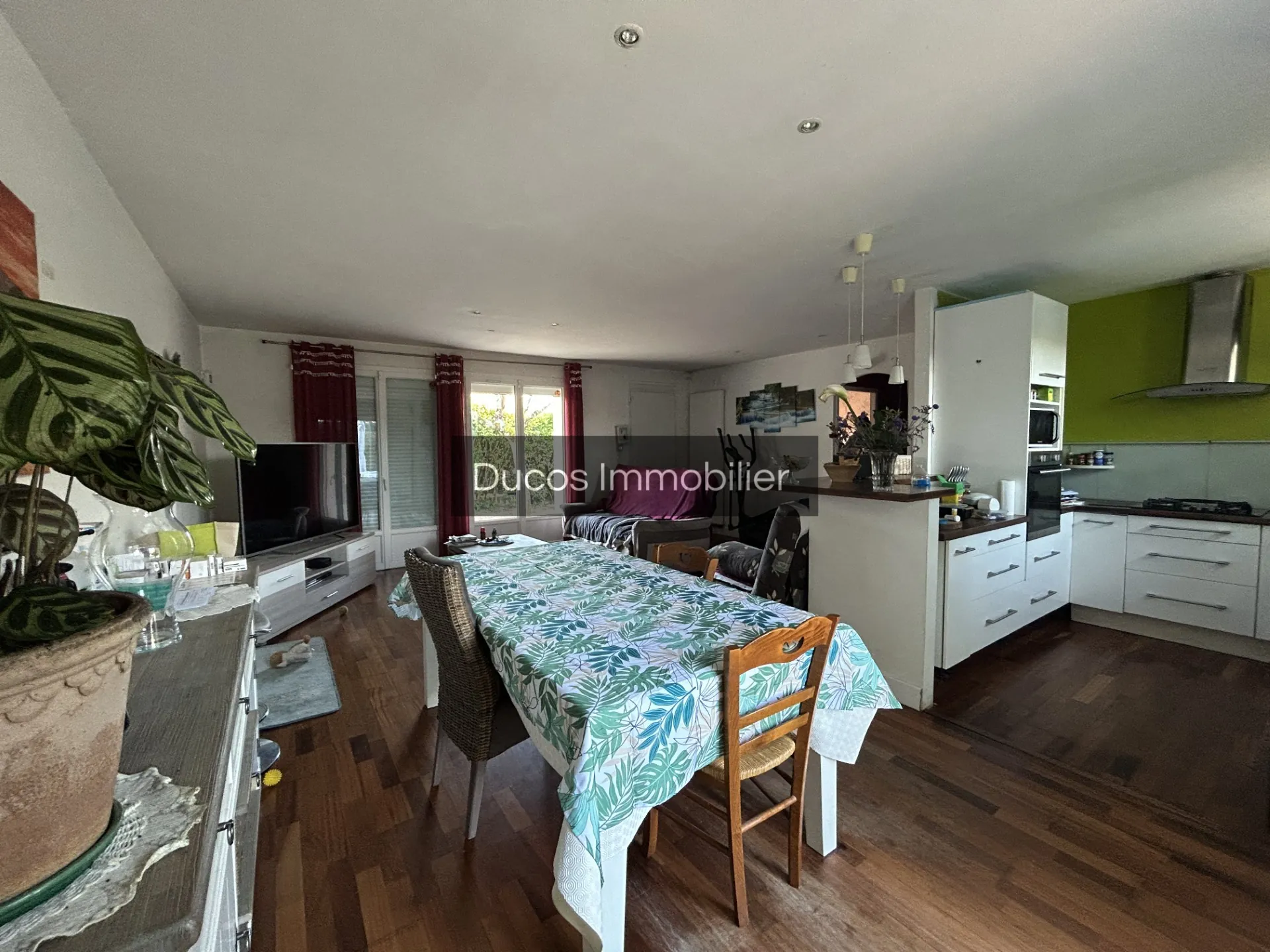 Maison lumineuse à vendre à Marmande avec jardin, 2 chambres et bureau 