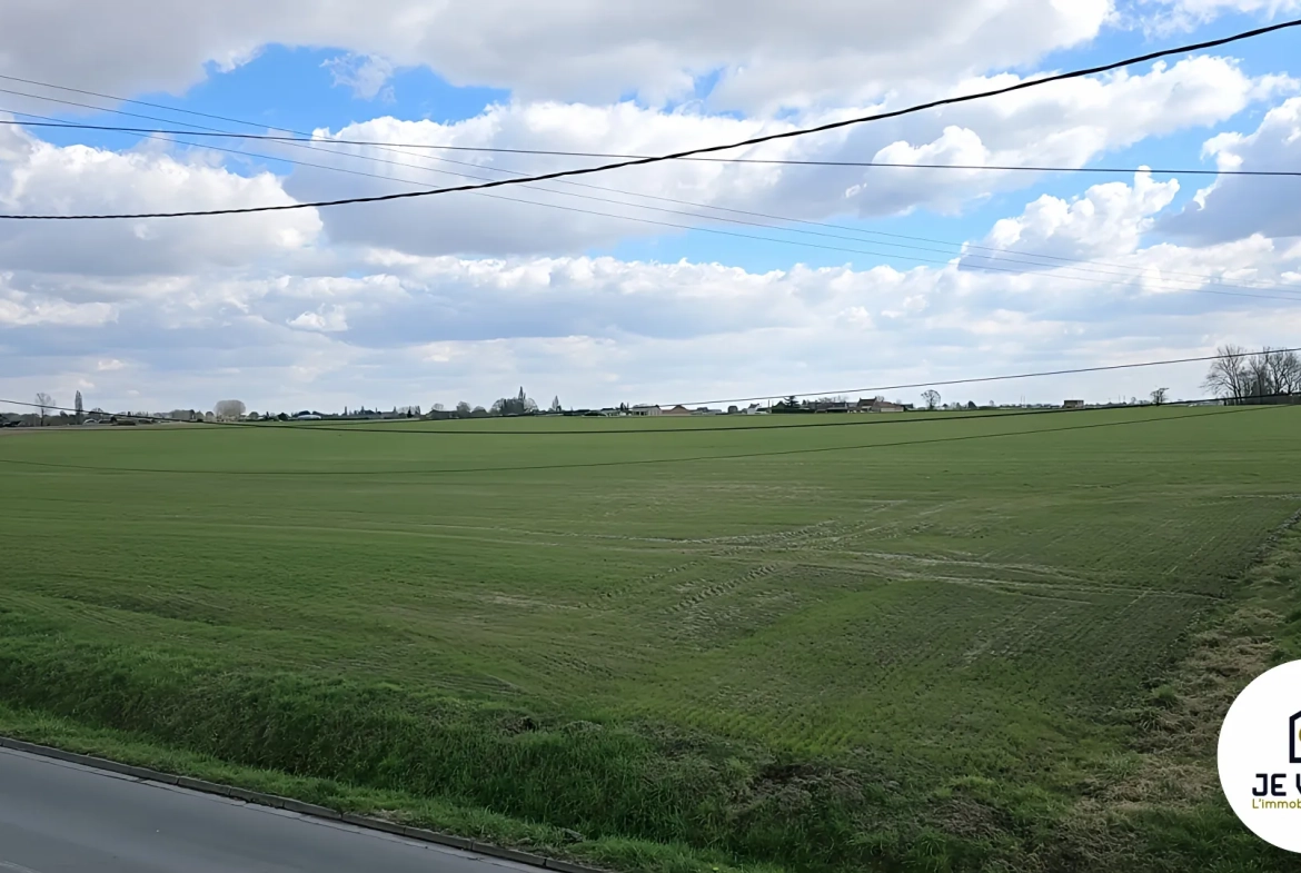 Maison individuelle avec grand jardin à Aubers, potentiel de rénovation dans un environnement verdoyant 