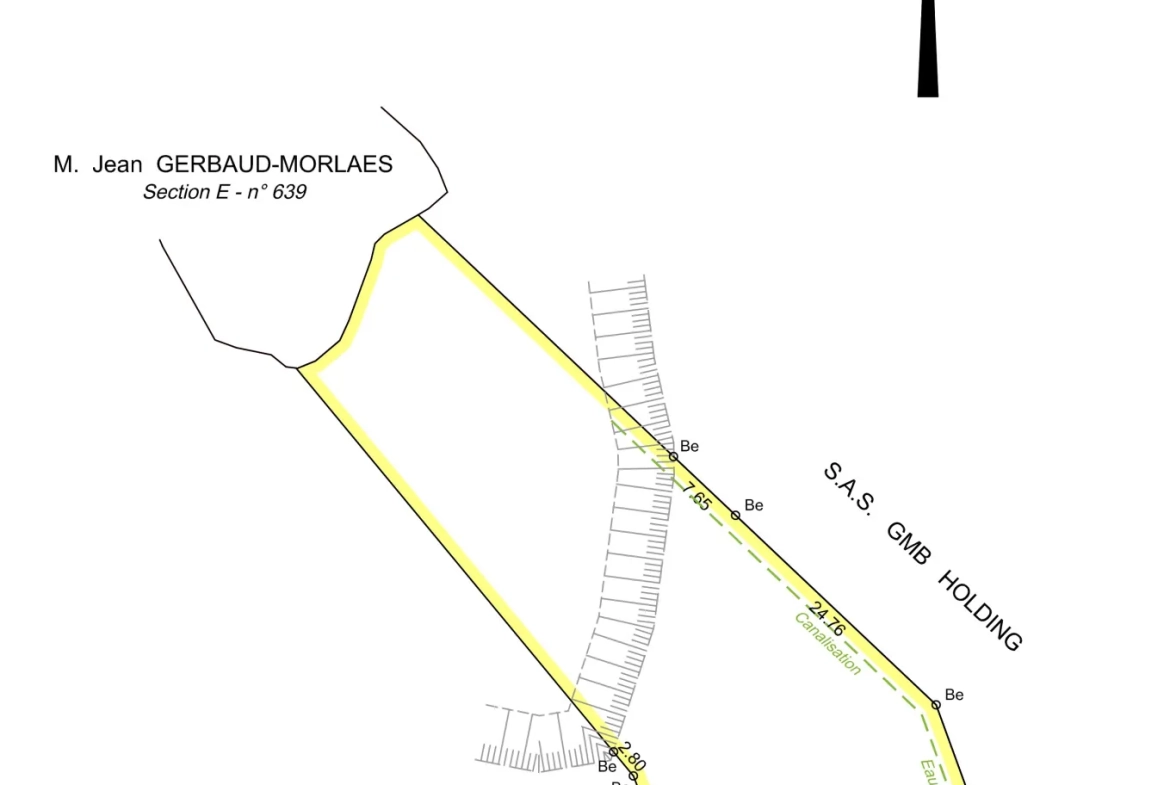 Terrain constructible de 1714 m² à Montfort en Chalosse pour 55 000 euros 