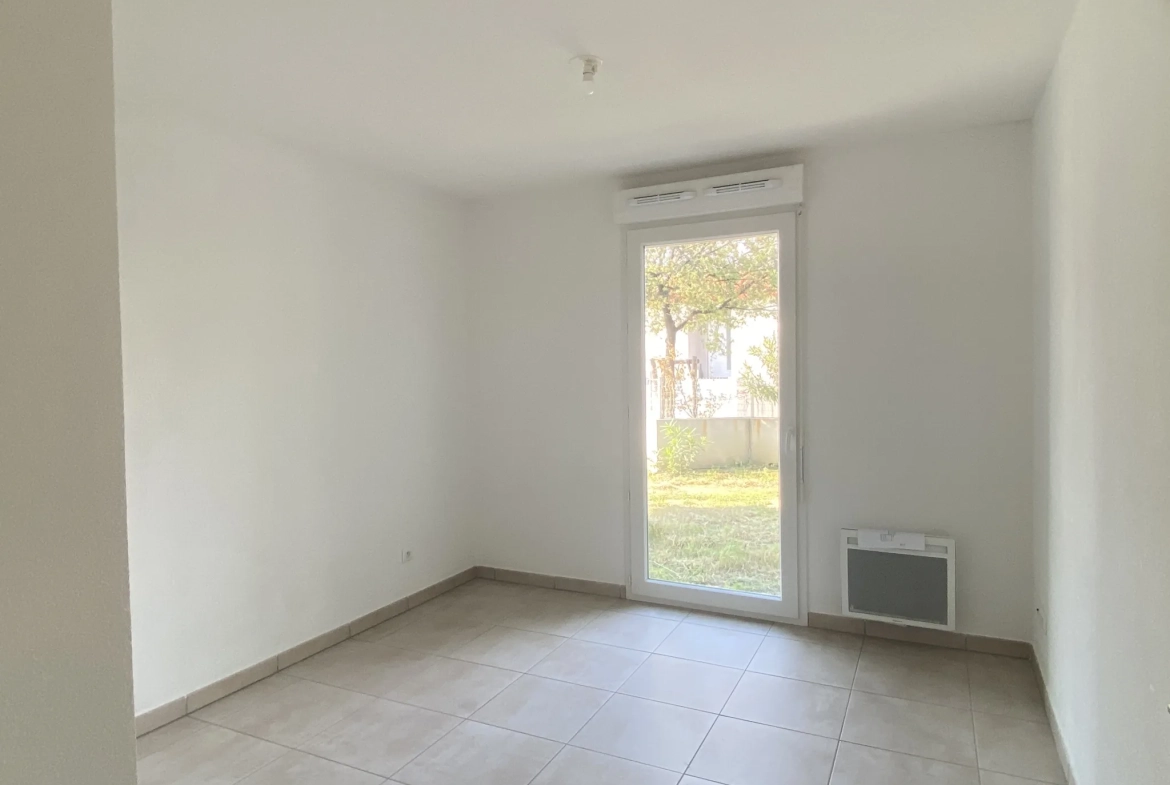 À vendre appartement 3 pièces avec jardin et parking à Cabestany 