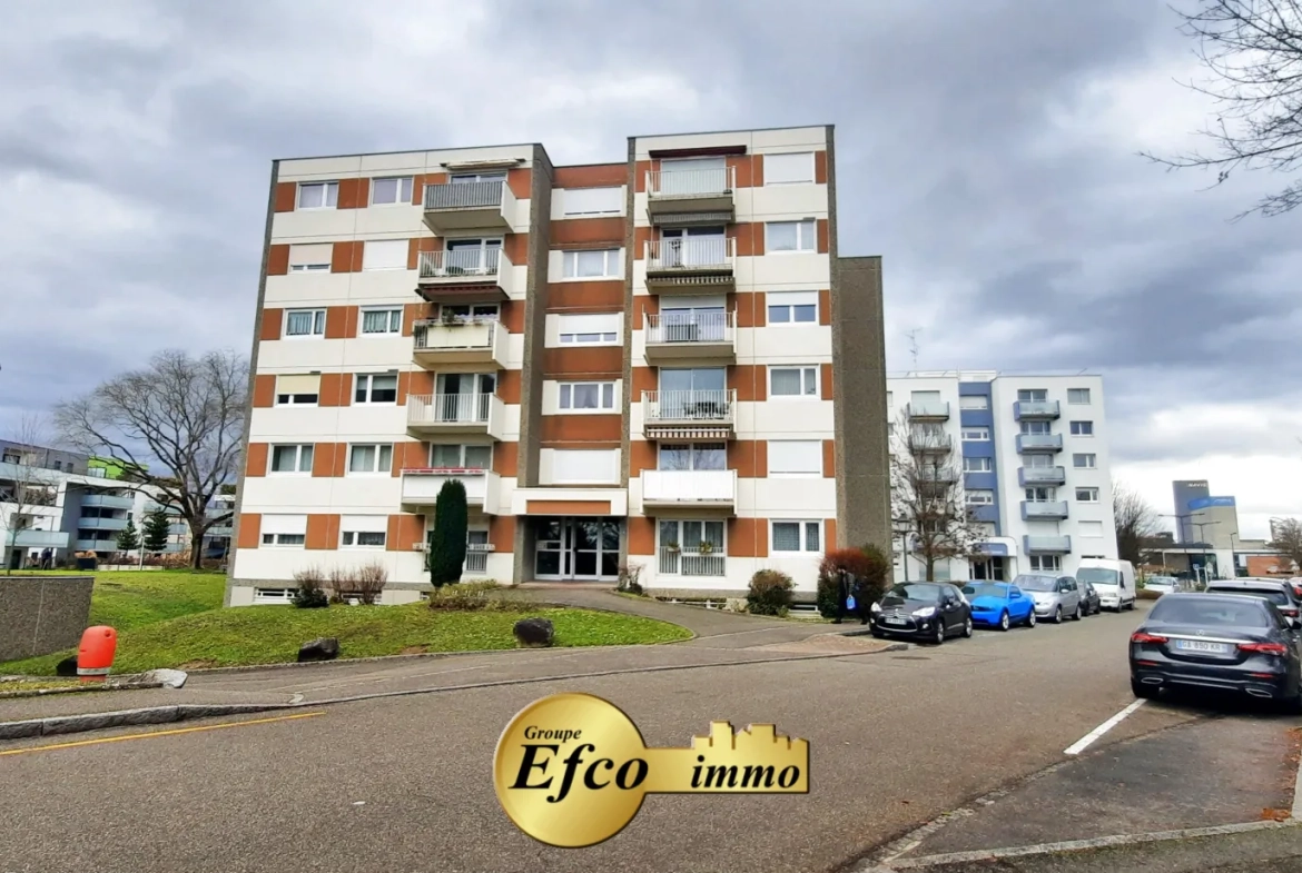 Appartement 4 pièces avec vue exceptionnelle à Huningue - Dernier étage 