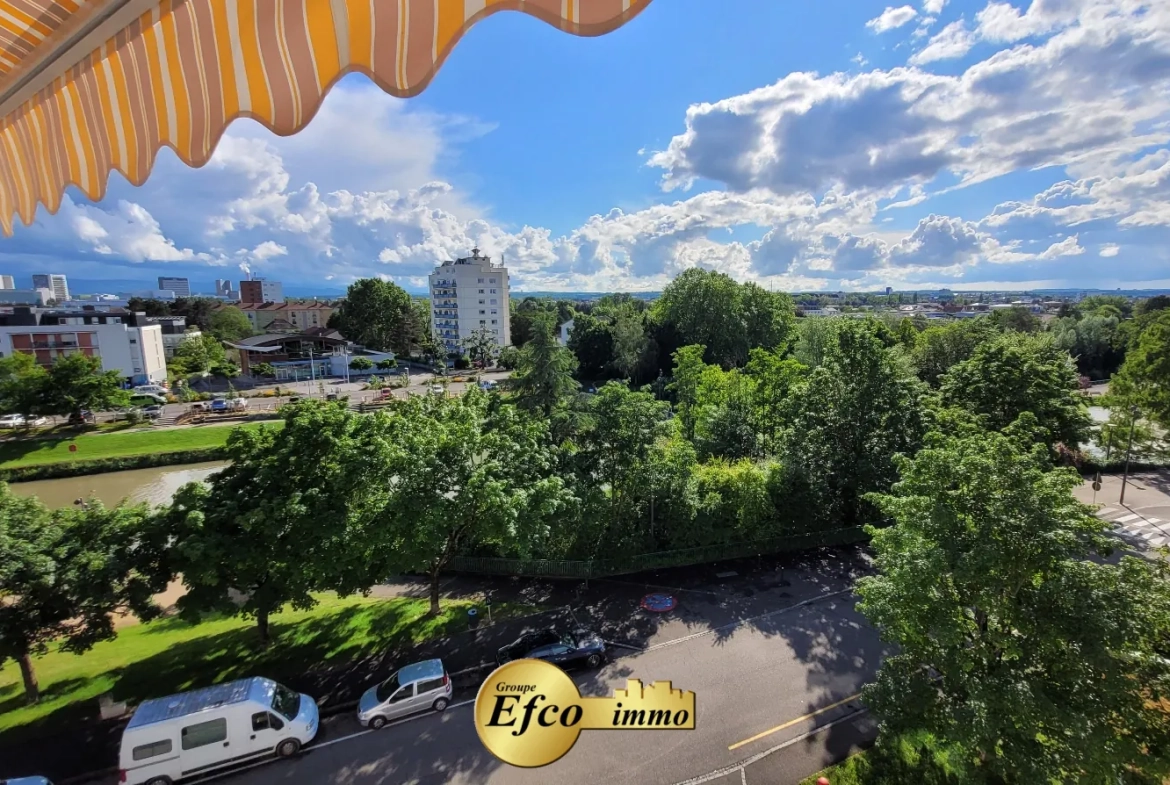 Appartement 4 pièces avec vue exceptionnelle à Huningue - Dernier étage 