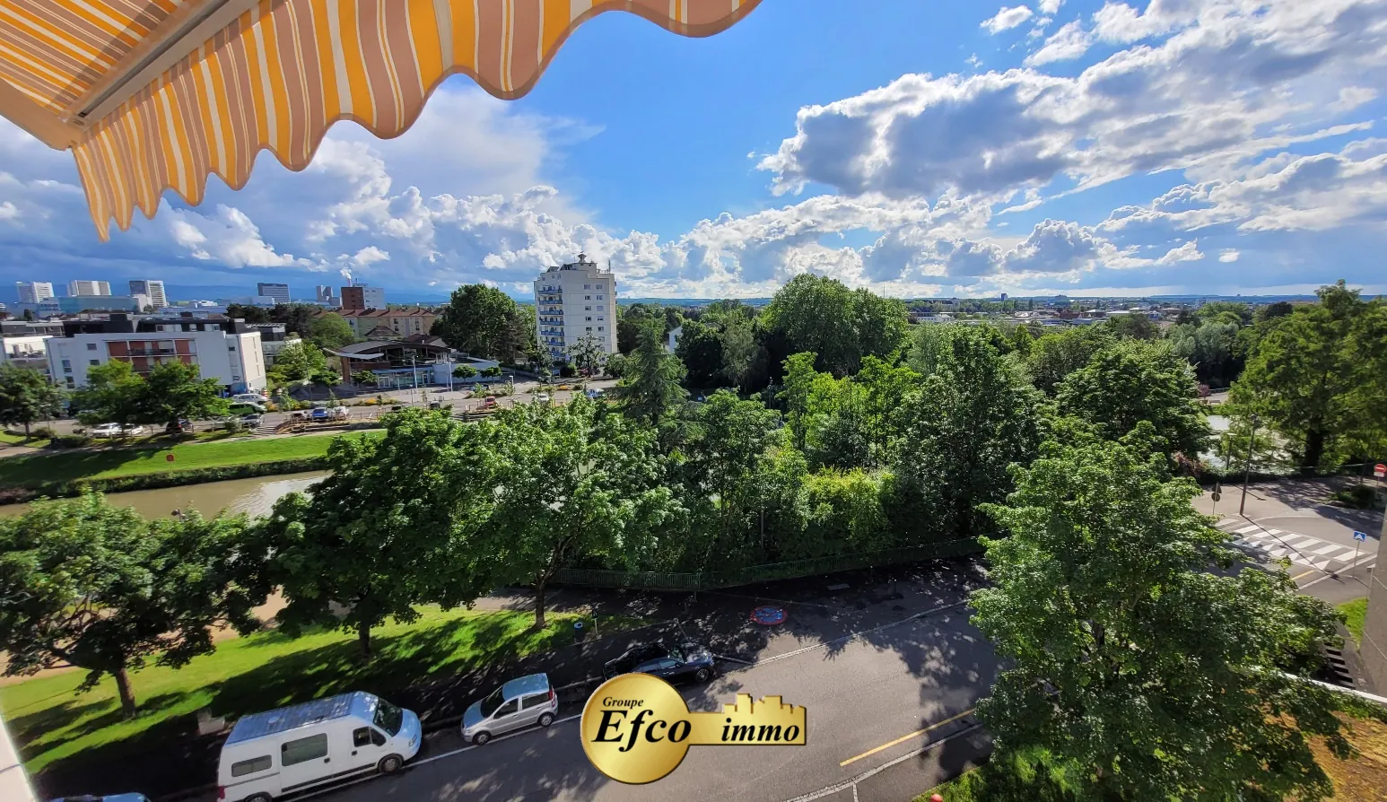 Appartement 4 pièces avec vue exceptionnelle à Huningue - Dernier étage 